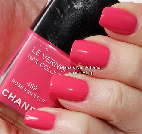 chanel rose insolent nail polish